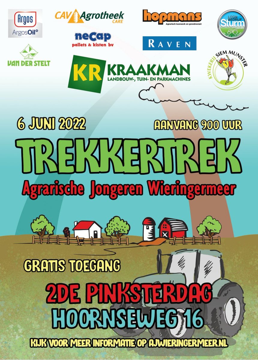 Op Tweede Pinksterdag mogen we eindelijk weer! Dankzij onze sponsoren en vrijwilligers is de toegang tot dit evenement gratis! Voor jong en oud is er genoeg te beleven en iedereen is van harte welkom om dit spektakel te komen bekijken.

Meer info vind je op onze site!