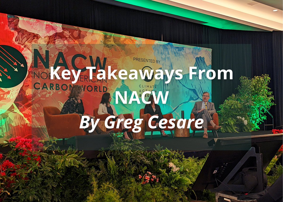 ClimeCo's tweet photo. ClimeCo’s new blog, “Key Takeaways From NACW,” written by Greg Cesare, ClimeCo's Director of Project Management, is live!
Read it here: https://t.co/uYJVzxseUu
#Blog #NACW #CarbonMarkets #ClimeCoBlog #CarbonCredits #CarbonProjects https://t.co/QhvNCIQjE2