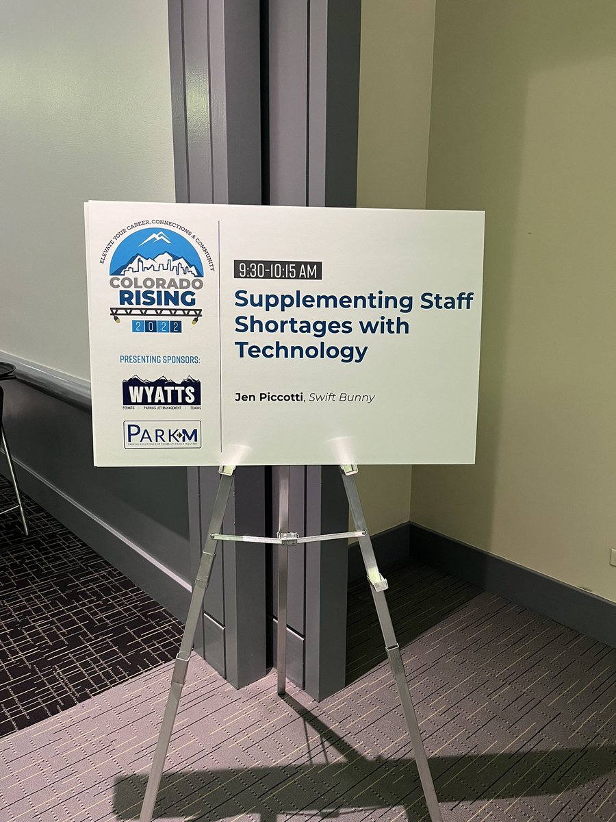 Let’s talk technology and staffing! See you in 5 minutes, Denver! #ColoradoRising2022 <a href="/aamdhq/">AAMD</a>