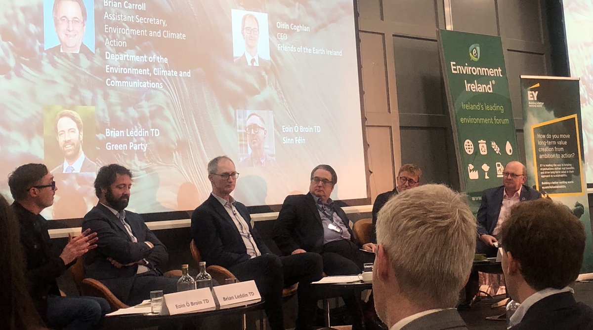 Env_Ireland's tweet photo. An enervating panel discussion around implementing the Climate Action Plan closes out the #IrishClimateSummit https://t.co/50RsvakKPA