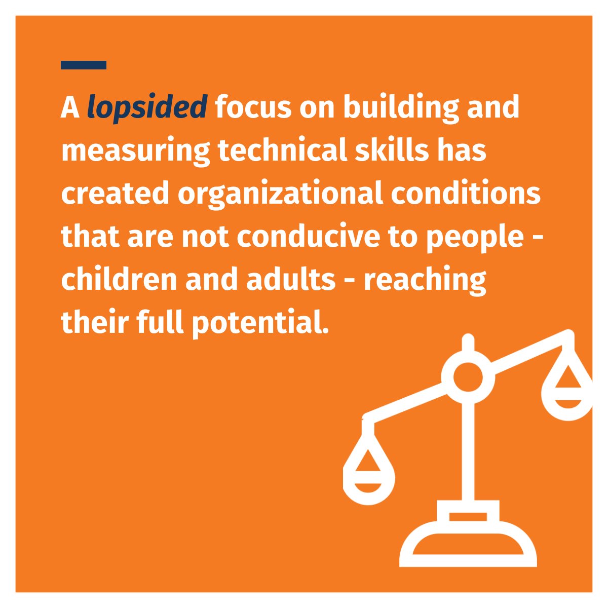 Our work with hundreds of leaders in over 60 school and nonprofit organizations across the country has confirmed the lopsided focus on building and measuring technical skills alone...

#schoolleaders #schoolleadership
#teachers #teaching #emotionalintelligence