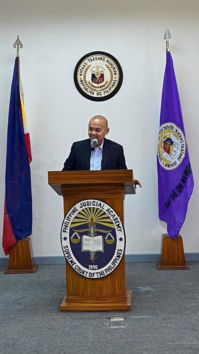 SCPh_PHILJA's tweet photo. MULTI-SECTORAL
SUMMIT ON ENVIRONMENTAL LAWS AND THE RULES OF PROCEDURE FOR ENVIRONMENTAL CASES via Hybrid Learning on May 25,2022 at The Judicial Academy Philippines, Tagaytay City https://t.co/X8gFTHd4fU