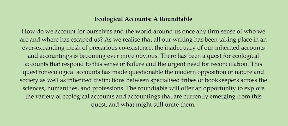 A few of us <a href="/csearUK/">CSEAR UK</a> folks are touching base with <a href="/WarwickEHN/">WarwickEHN</a> next week to discuss ecological accounts <a href="/WarwickBSchool/">WBS</a>, Tuesday 31/5 from 4pm UK time. DM me if you wish to join us online - or just pop in at room WBS 0.301!