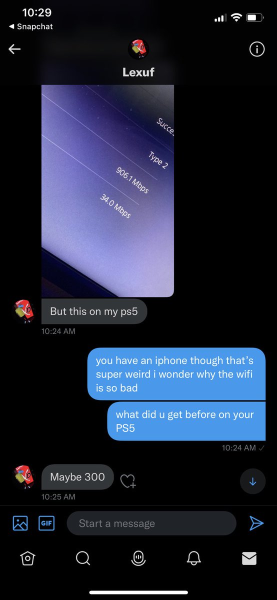 DamagedPower's tweet image. made @JaydonLexuf download go from 300 to 900+ on PS5 with a default cox router