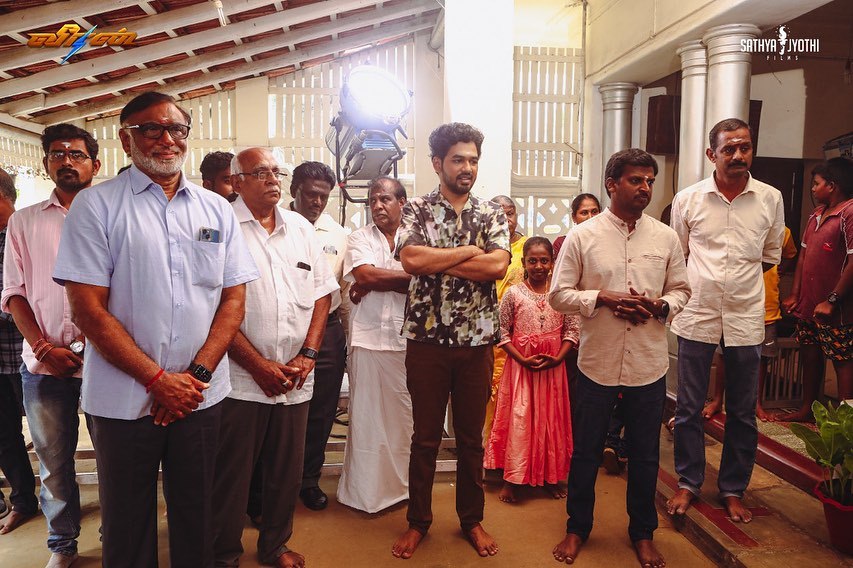 HHT_CULTS's tweet photo. "VEERAN" Cast &amp; Crew

Cast :- @HiphopTamizha, Athira Raj, 
Director :- @ArkSaravan_Dir
Production House :- @SathyaJyothi 
DOP :- @DeepakDMenon
Editor :- @Editor_Prasanna

#HHT6 #HiphopTamizha #VEERAN https://t.co/5X2N6ypExo
