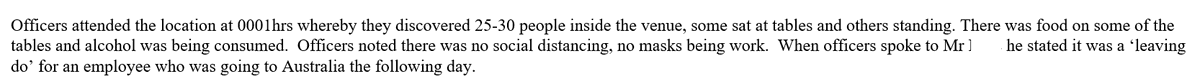 The owner of an Old Kent Road restaurant was prosecuted &amp; fined £1760 over a Nov '20 'leaving do'

"The only reason I did it was for a member of staff", he told the police

The owner appears to have been in his office while others partied, but he was held responsible 

#Partygate