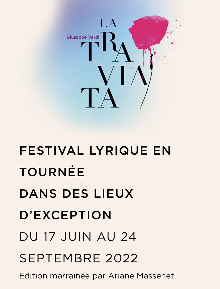JFGuyot's tweet photo. #RSVP
#Opera en plein air : La #Traviata s’invite cette année, avec @amassenet comme marraine https://t.co/InXFeGeskY
(RP @pcpresse) https://t.co/IJ1mLOuT0g