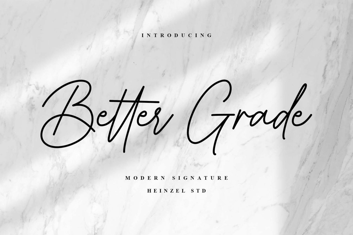 DavidZydd's tweet image. Better Grade youtu.be/CNaVcCQimaw #ScriptFonts #font #fancyscript #signaturefont #typeface #corporatefont #truetype #otf #logo #truetypefont #fonts