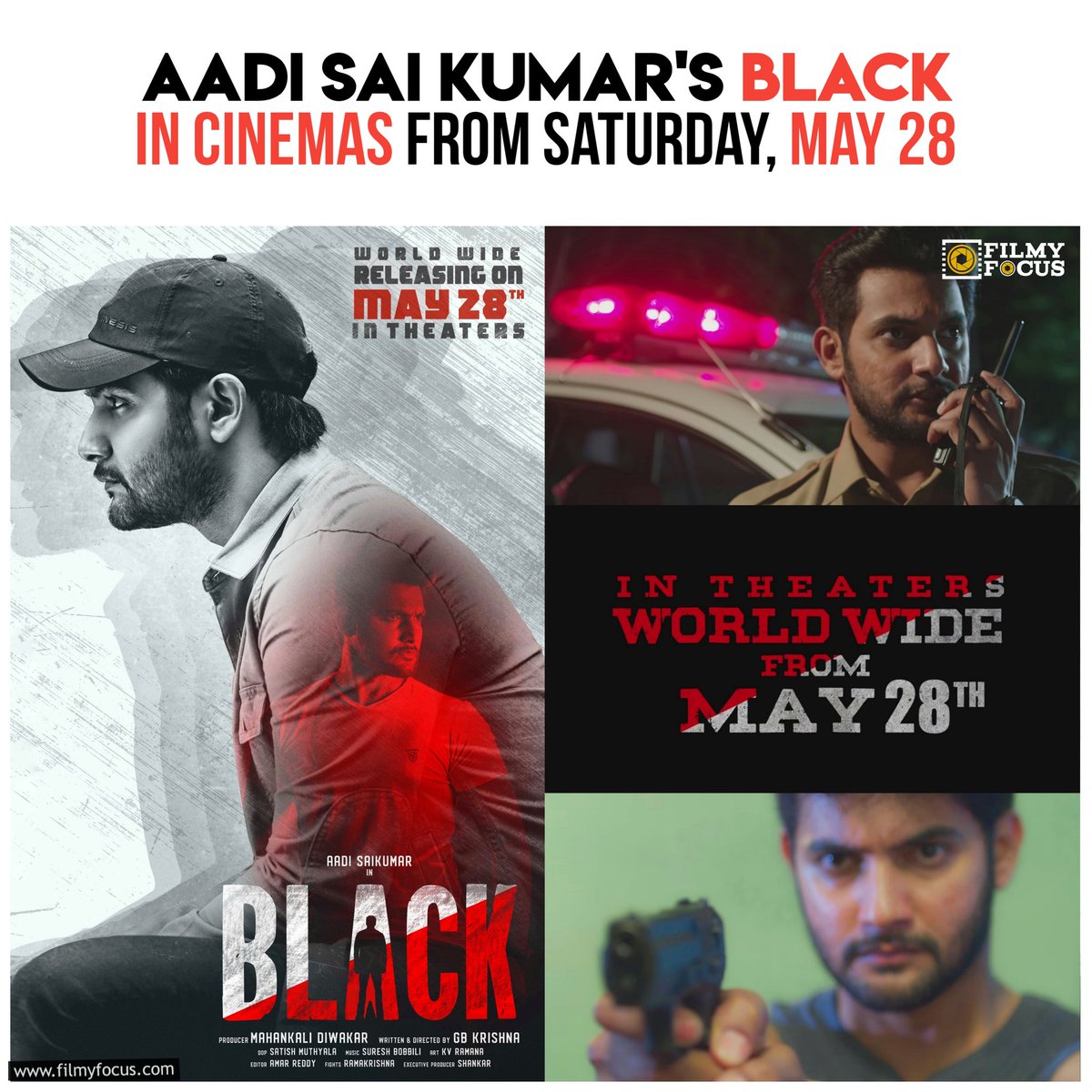 #Black In Cinemas WorldWide From MAY 28th!

#AadiSaiKumar #GBKrishna #MahankaliMovies @adityamusic