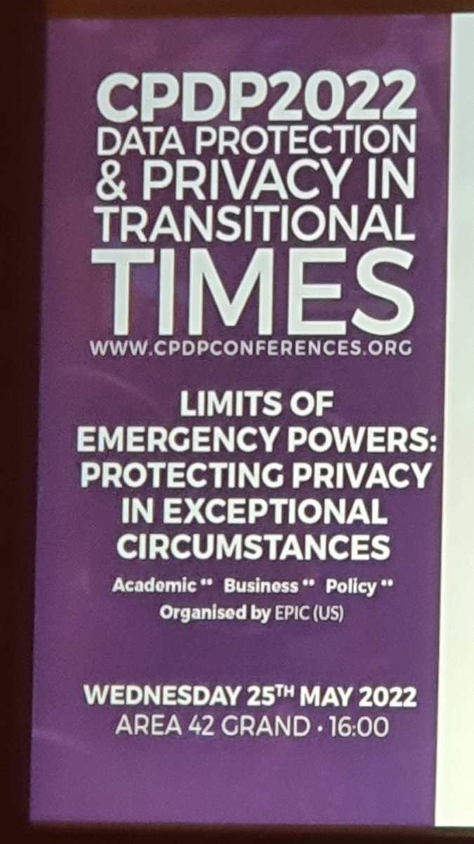 MariusHealth's tweet photo. #legalbasis #limitations #proportionality #transparency #trust #accountability #NOIMUNITY #CPDP2022 https://t.co/M54f69E7Uj