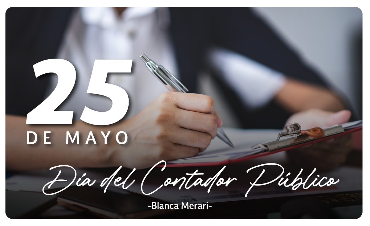 ¡Felicidades¡ a todas y todos los contadores públicos de #PuertoMorelos, profesionales que día a día realizan una gran labor en las instituciones públicas y privadas.

#DíaDelContadorPúblico