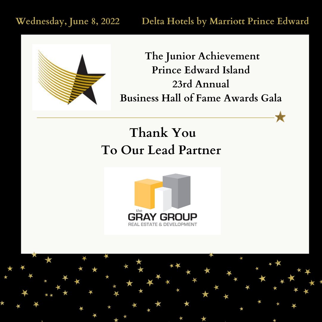 We are thrilled to be hosting the JA PEI Business Hall of Fame Awards Gala on Wednesday, June 8, 2022.  Join us in celebrating the accomplishments of Liam &amp; Kim Dolan, Peter MacDonald, and Dan MacIsaac. To reserve your seats, please contact Virginia Harris at vharris@japei.org