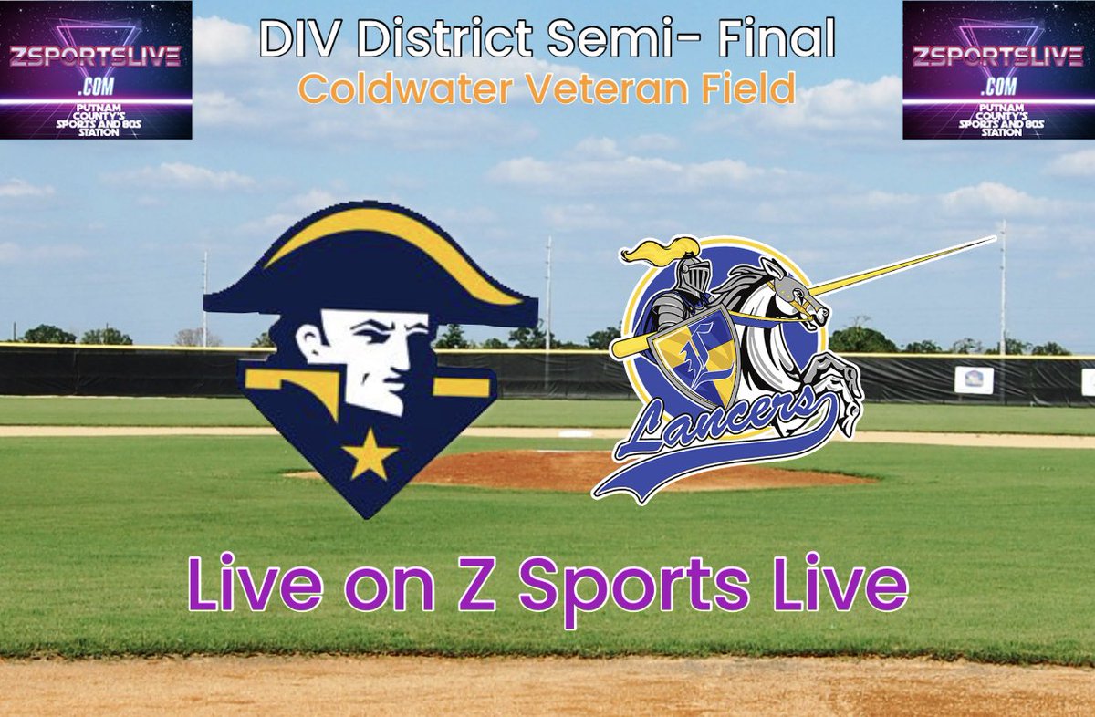 natestidham_'s tweet photo. More tournament action this evening on @zsportslive 

⭐️ DIV District Semi-Final 
⚾️ #4 Perry 🆚 #1 Lincolnview 
⏰ 5/25 - 5:00pm 
📍 Coldwater Veteran Field 
🎙 Michael Hirn Nate Stidham
📻 https://t.co/hgKJ0RBS2L https://t.co/2rS8Jao80N