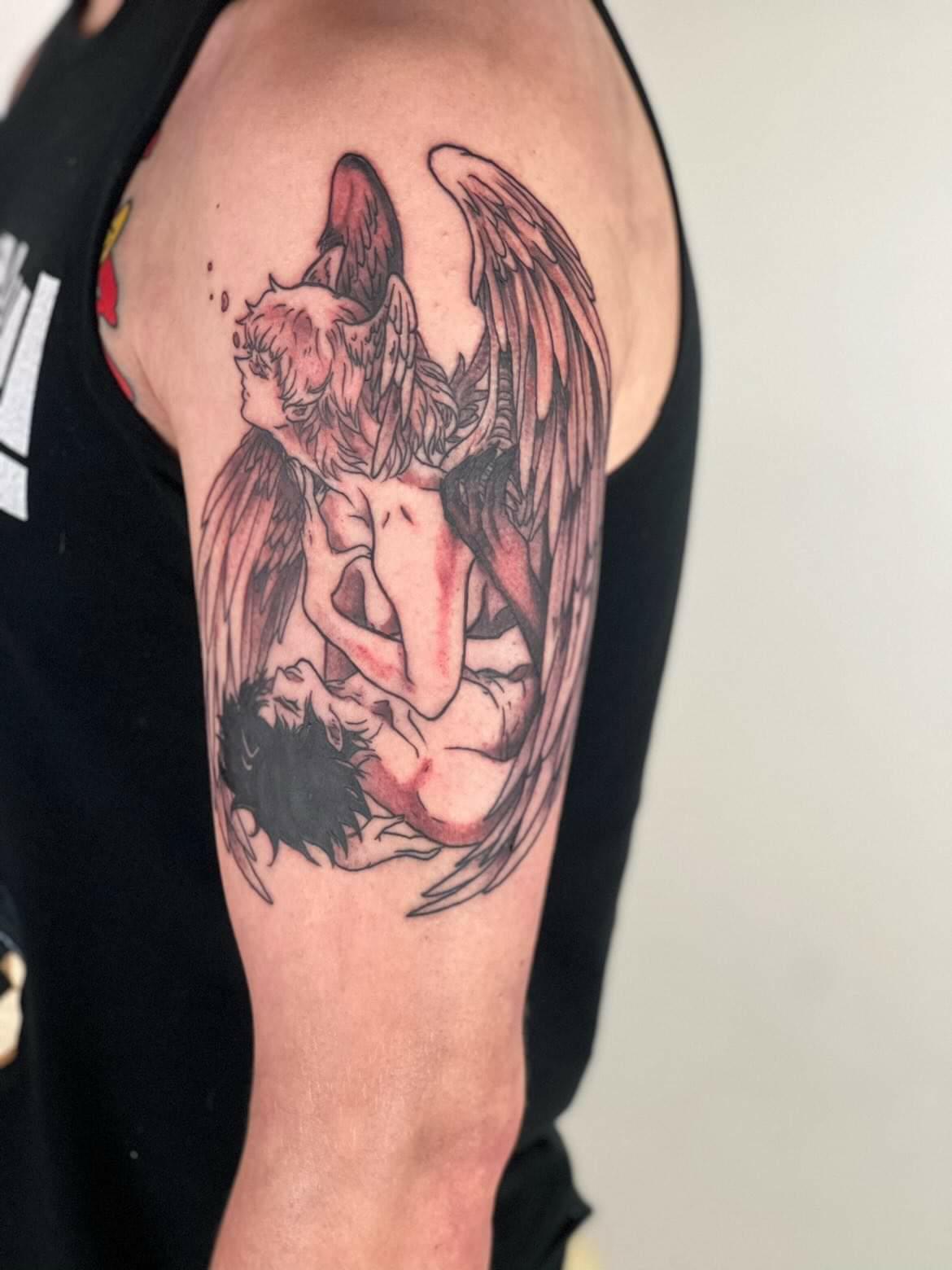 Devilman Crybaby Tattoo  Anime tattoos Cute simple tattoos Dark art  tattoo