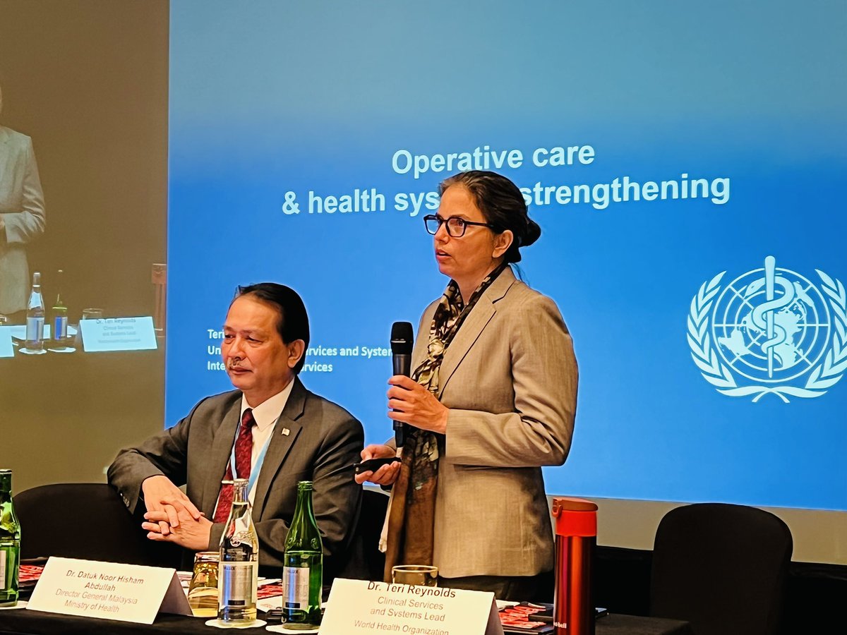 #WHA75 Ministerial meeting hosted by @theG4Alliance and University of Chicago on the Suva Guidelines and quality improvement in surgical care @JaymieClaire @drrubenayala
