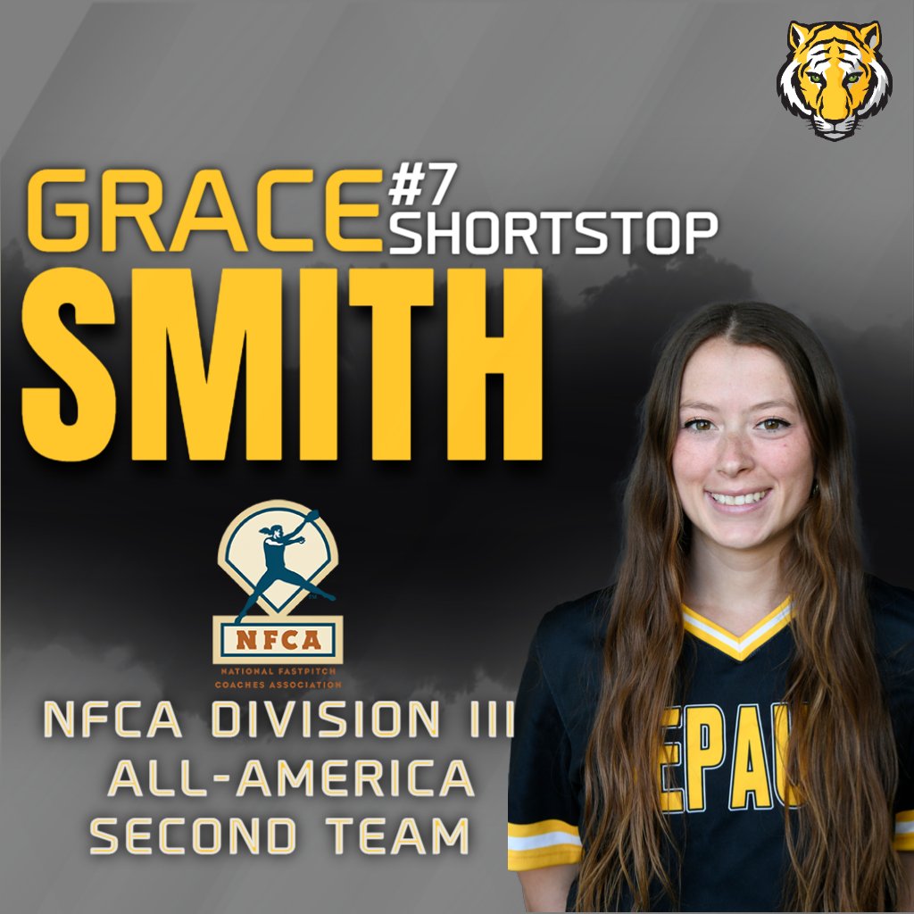 DePauwAthletics's tweet photo. The @NFCAorg   All-America Teams have been released, and seniors  Grace Smith and Cami Henry of the @DePauwSoftball team were selected to the NFCA All-America Second Team! 
#TeamDePauw #d3softball https://t.co/Pkp1PHIAJA