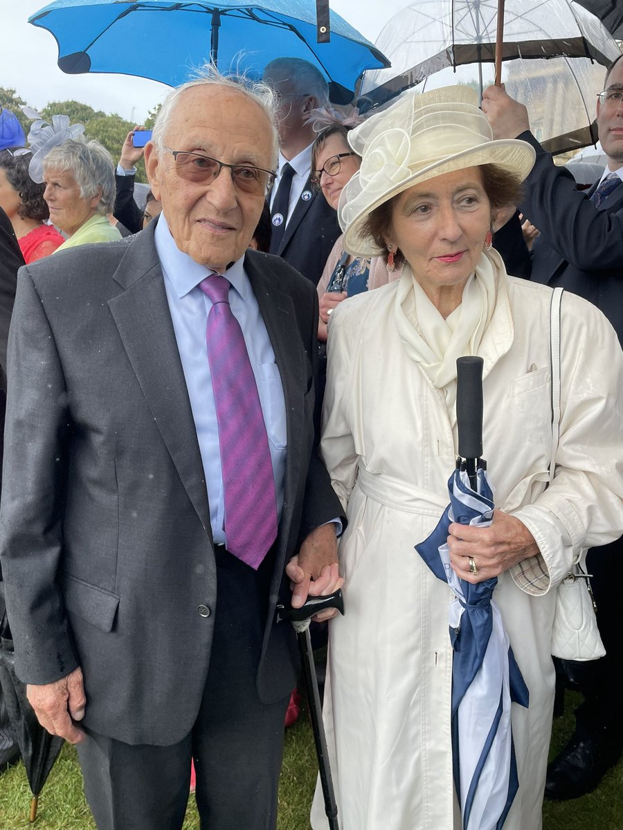 The Duchess of Cambridge is reunited with Holocaust survivor Manfred Goldberg, whose photographic portrait she took as part of a Holocaust project