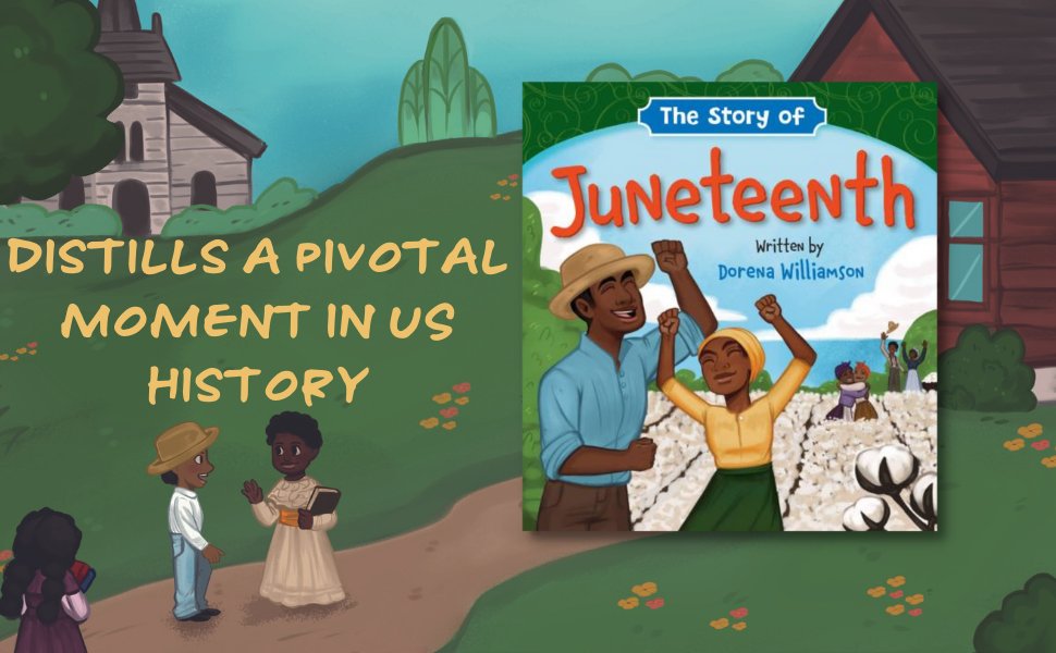 This new board book introduces little learners to the Juneteenth holiday and helps create an opportunity for further conversation between parent or caregiver and child. @dorenawill 🔗: bit.ly/StoryofJunetee…