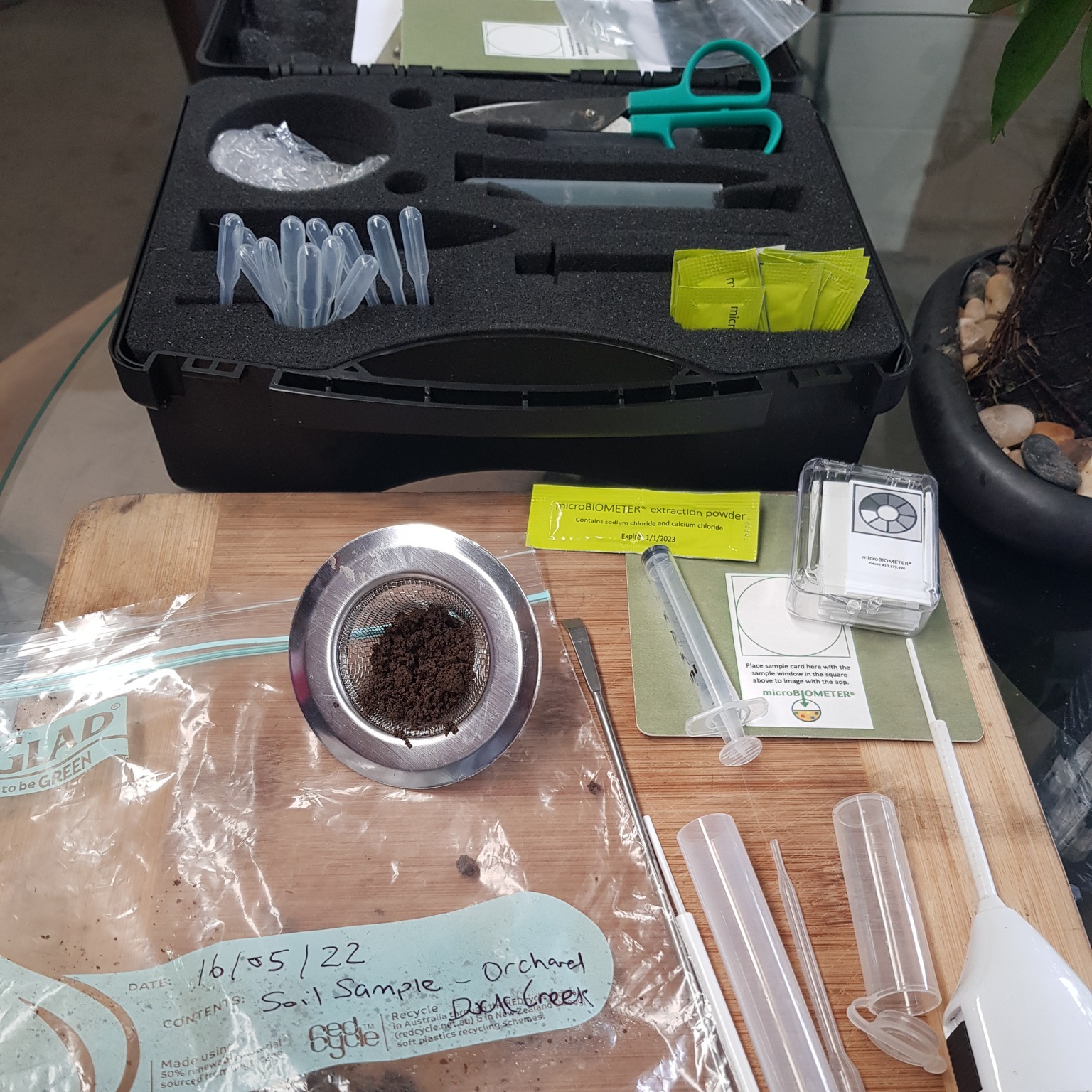Living Soil Meter MicroBiometer 3 Test Sample Kit 