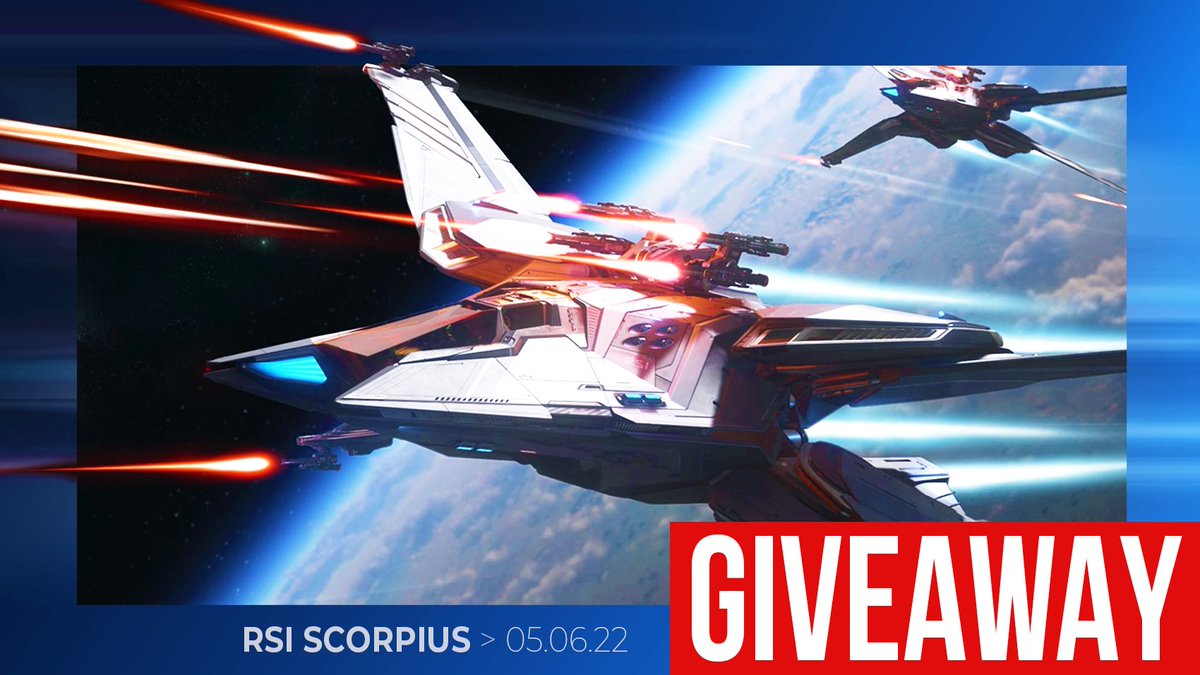 [🎁] GIVEAWAY GAME PACKAGE -> RSI SCORPIUS
---------
En partenariat avec CIG, tentez de gagner un SCORPIUS LTI avec le jeu #StarCitizen, évidemment ! Merci à eux 💛Zé parti pour du pewpew en duo

Pour participer -> bit.ly/3lG7Y1J
Jusqu'au 5 juin 2022.