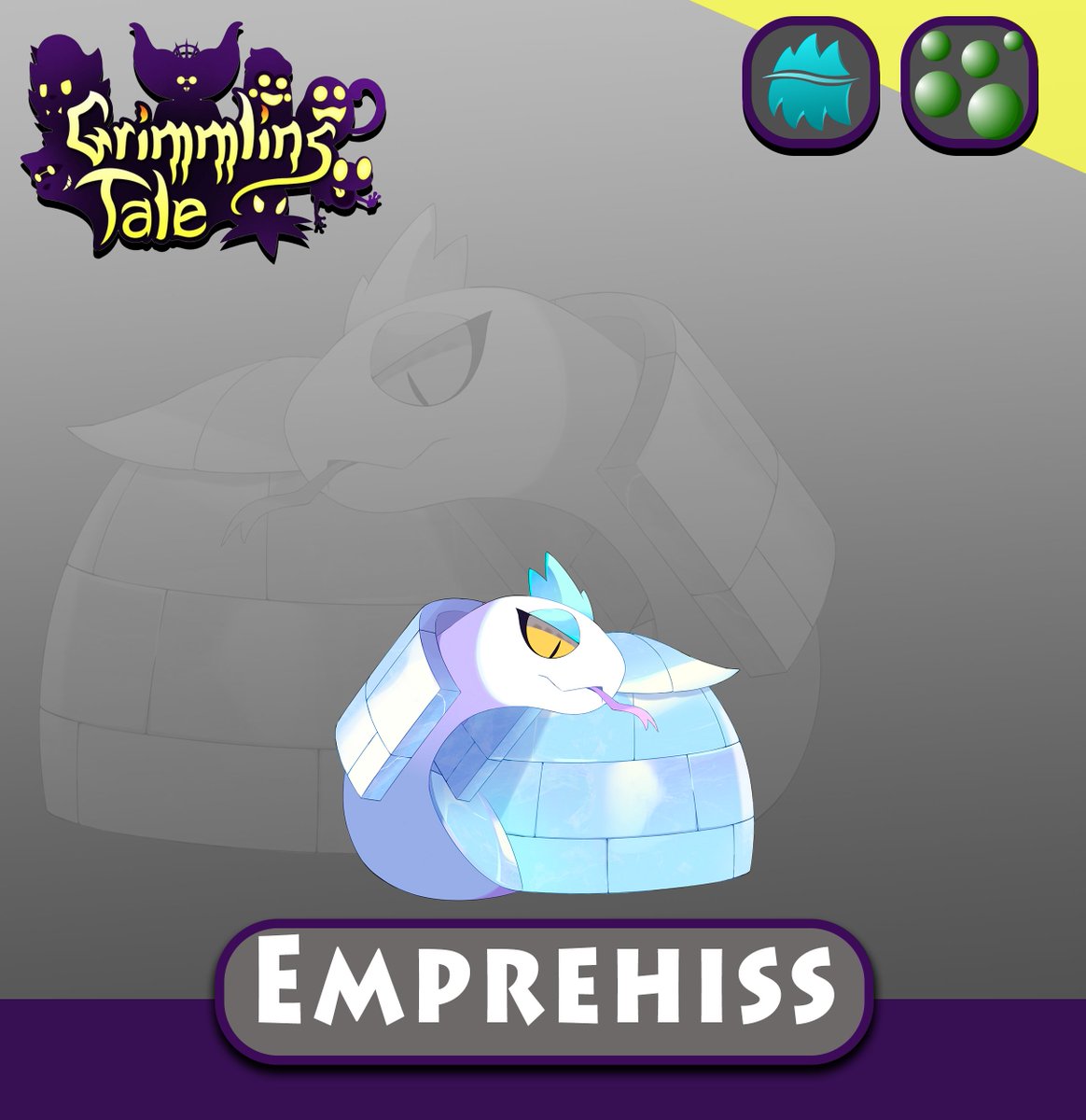 GrimmlinsGame's tweet photo. It's Emprehiss!

Emprehiss is based on The Snow Queen, and she is born to rule with a frigid stare. She only comes out of her igloo coil to judge and give orders.

Who's that grimmlin? Guess the fairy tale!

Support our Kickstarter below👇
#unity #gamedev #indiegame like #pokemon https://t.co/Z8HG5lKVQN