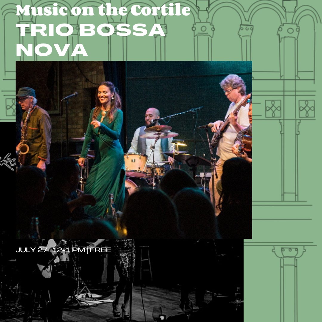 Summer is in the air and music is on the cortile! Our summer concerts return on June 15 for FREE from 12-1 pm. Check out our lineup and let us know who you're most excited to see!

Jun 15 - Purgatory Creek | Jun 29 - Mother Banjo | Jul 13 - Amanda Grace | Jul 27 - Trio Bossa Nova