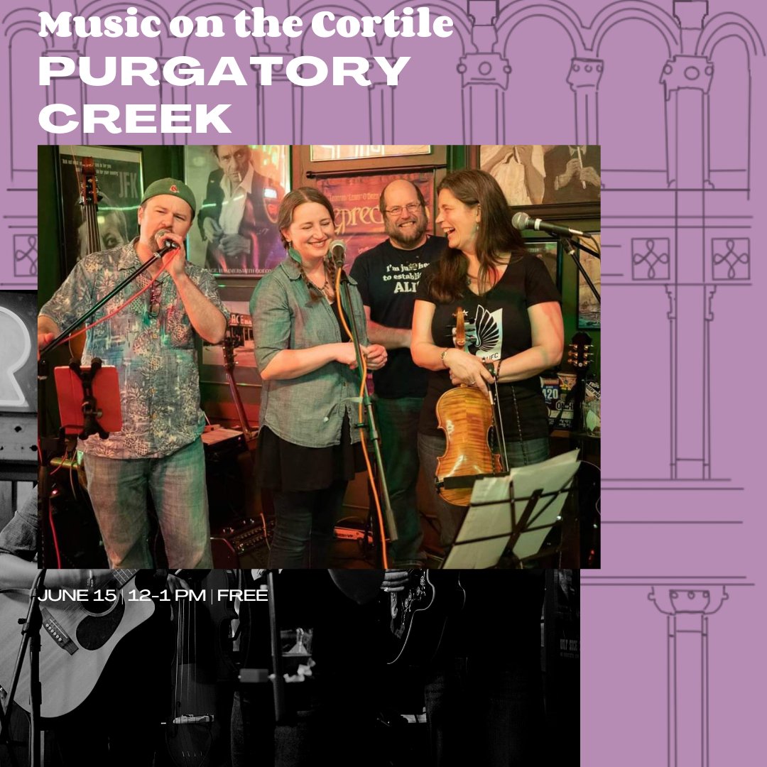 LandmarkCenter's tweet image. Summer is in the air and music is on the cortile! Our summer concerts return on June 15 for FREE from 12-1 pm. Check out our lineup and let us know who you're most excited to see!

Jun 15 - Purgatory Creek | Jun 29 - Mother Banjo | Jul 13 - Amanda Grace | Jul 27 - Trio Bossa Nova