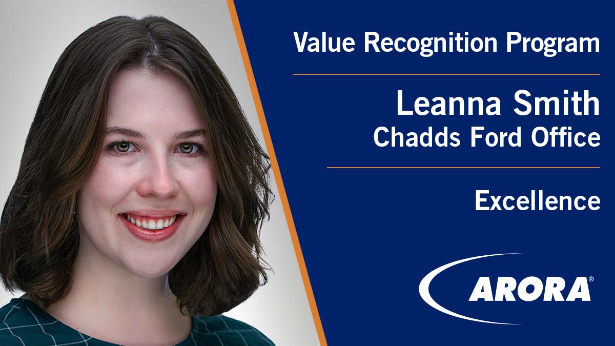 aroraengineers's tweet photo. #Arora would like to congratulate Leanna Smith for being our latest #AroraValues honoree demonstrating #Excellence. She exemplifies excellence with the extreme pride she takes in her work and shows an exquisite attention to detail and quality. Keep up the great work Leanna! https://t.co/tTqmQJ7vmr