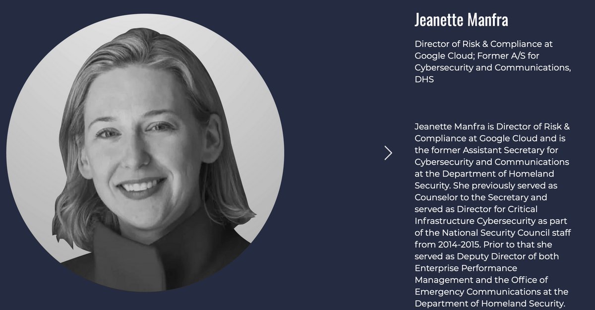 christinayiotis's tweet image. #Ukraine &amp;amp; the #Interconnectivity of #Cyber #Defense @BlueVoyant Chairman @_RobertHannigan @googlecloud Director of #Risk &amp;amp; #Compliance @jmmanfra @thecipherbrief Cyber #Initiatives Group 2022 2Q Summit #CyberHygiene #SupplyChainCyberRisk #ConfigurationManagement @SuzanneKelly_