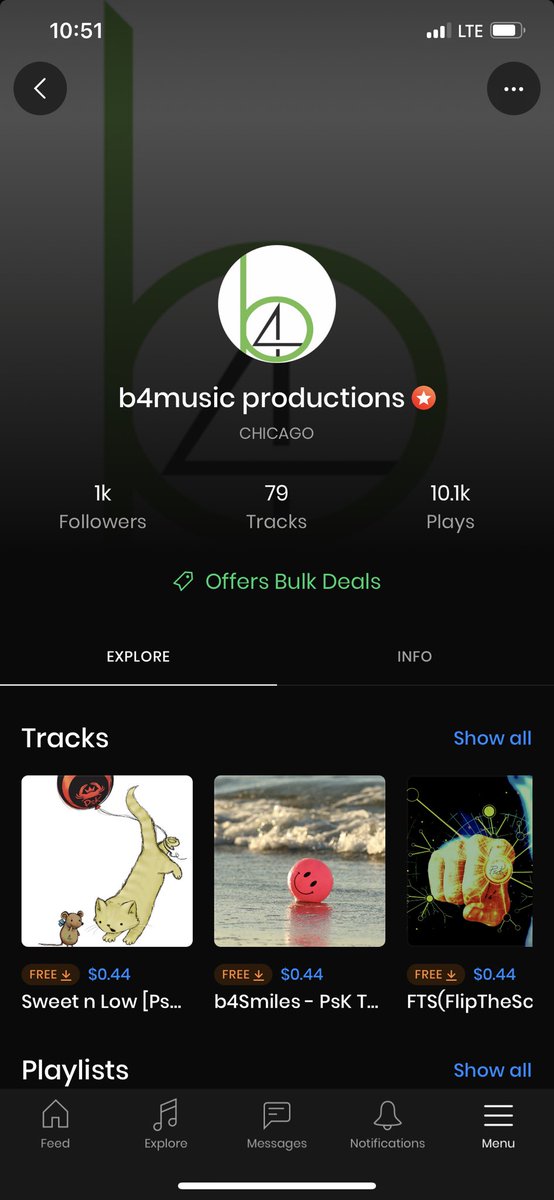 b4musicpro's tweet photo. Just over 10k in plays… 🙏 to everyone who takes a moment to enjoy our music catalogue @b4perpendicular https://t.co/dRGis8YVq2