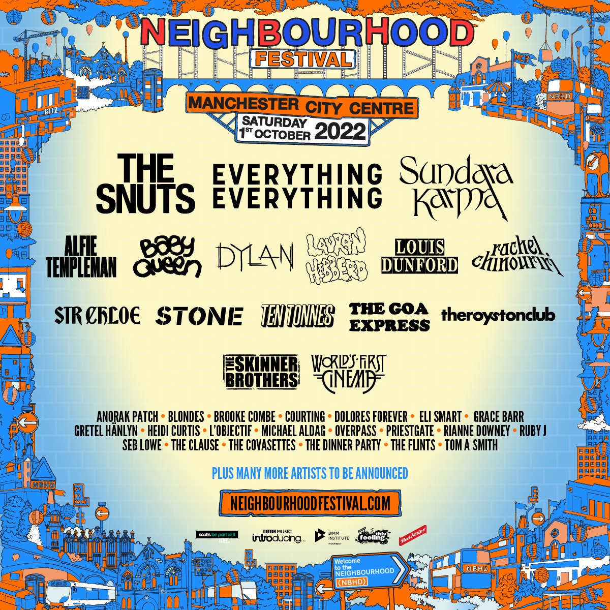 What about that for a first wave line-up, eh? 

RT this post for your chance to bag a pair of🎟️ 🎟️
#WelcometotheNBHD #NBHD2022