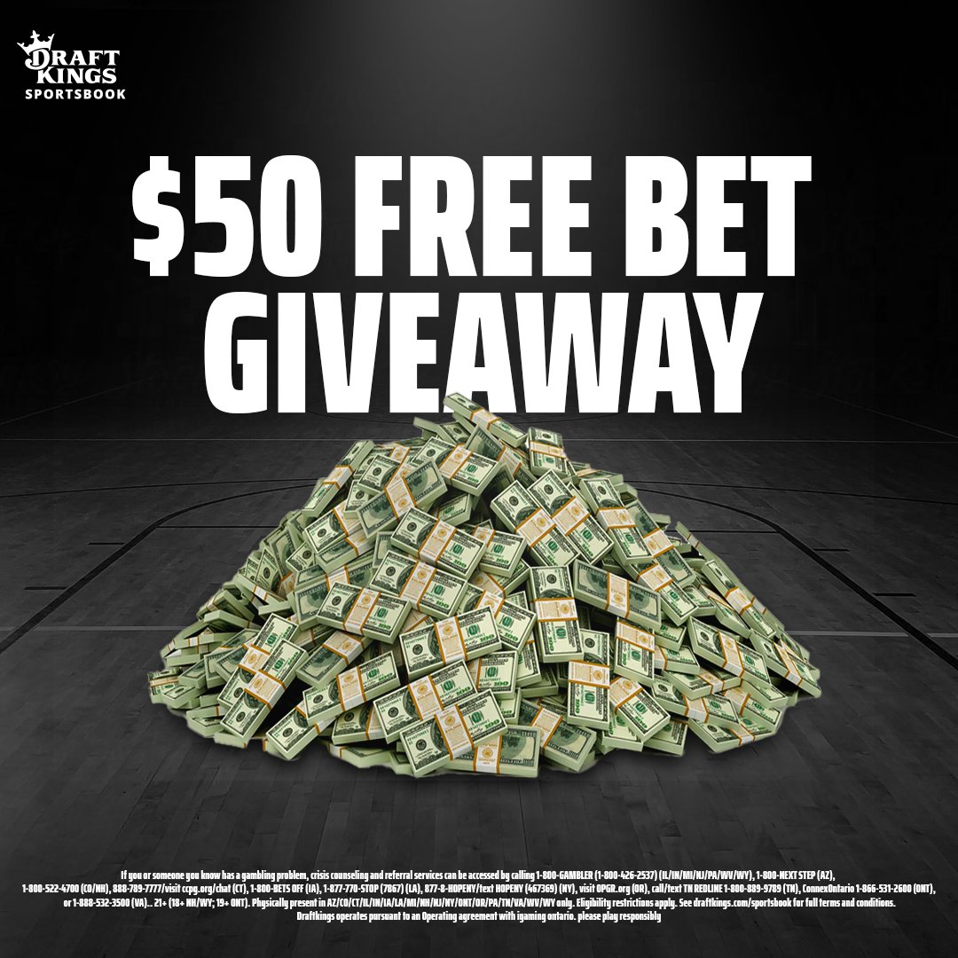 DKSportsbook's tweet image. FREE BET GIVEAWAY TIME 🚨

To Enter:
1️⃣  Like + Retweet 
2️⃣  Follow us 
3️⃣  Respond with who you think will score the FIRST field goal in tonight's Miami Heat vs. Boston Celtics game.

Winner Selected Thursday. 

Terms &amp;amp; Conditions: bit.ly/3Ghik1n