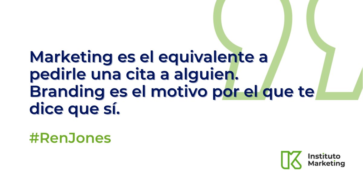 InstitutoMKT's tweet photo. 💞 El #branding trata de conectar la marca con el consumidor. 
🤐 Es el tipo de contenido que posiciona la marca sin necesidad de nombrarla. 
👀 No invade ni es #publicidad, simplemente posiciona las marcas por los atributos que la define.

#INMKQuote #posicionamiento https://t.co/c2bLJ6qHQC