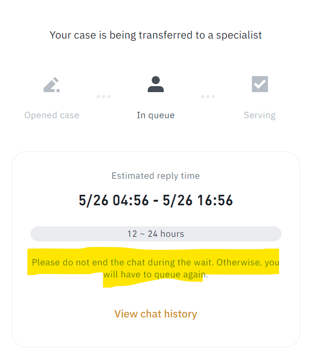 CalmPike's tweet photo. @cz_binance this is @binance great support ... https://t.co/LmIDc1BQ2v