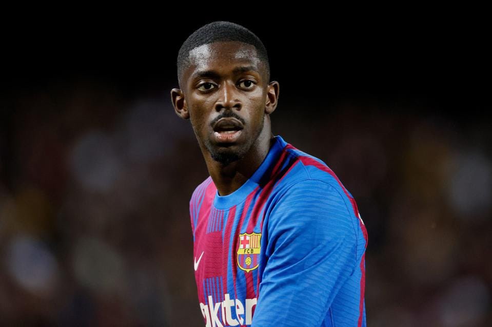 After blanking vs. Elche, Ousmane Dembélé picked up two assists apiece in his next two games vs. Osasuna and Real Madrid, before setting up Pedri’s winner in a 1-0 win against Sevilla and Pierre-Emerick Aubameyang’s equalizer in a 3-2 win over Levante. breakingthelines.com/player-analysi…