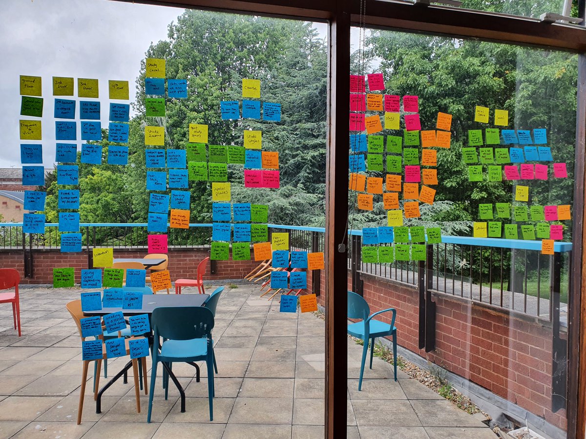 SooLib's tweet image. This afternoon has been about affinity mapping, idea generation and devising prototypes. Many thanks to @andypriestner for such an interesting and collaborative UX Research and Design course and to @SWRLSInfo and @CILIPSW for putting on the course.