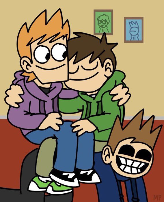 Daily Eddmatt on X: On 6/18/21 the official Eddsworld account posted this  drawing which shows Matt carrying Edd,and Tom carrying Matt,but it also  shows Matt smiling at Edd while he holds a