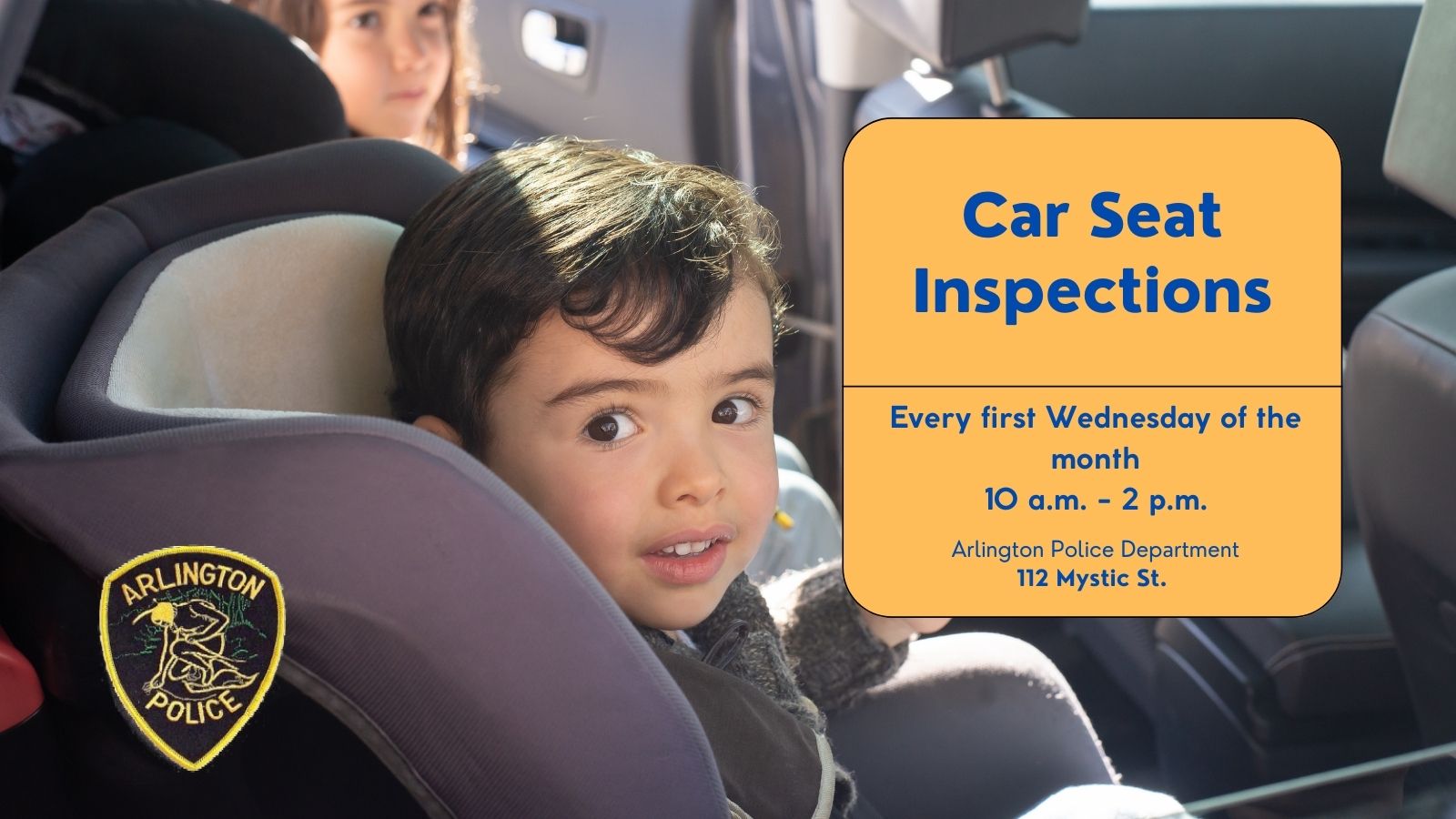 Arlington MA, Police Department on Twitter "Car seat inspections will