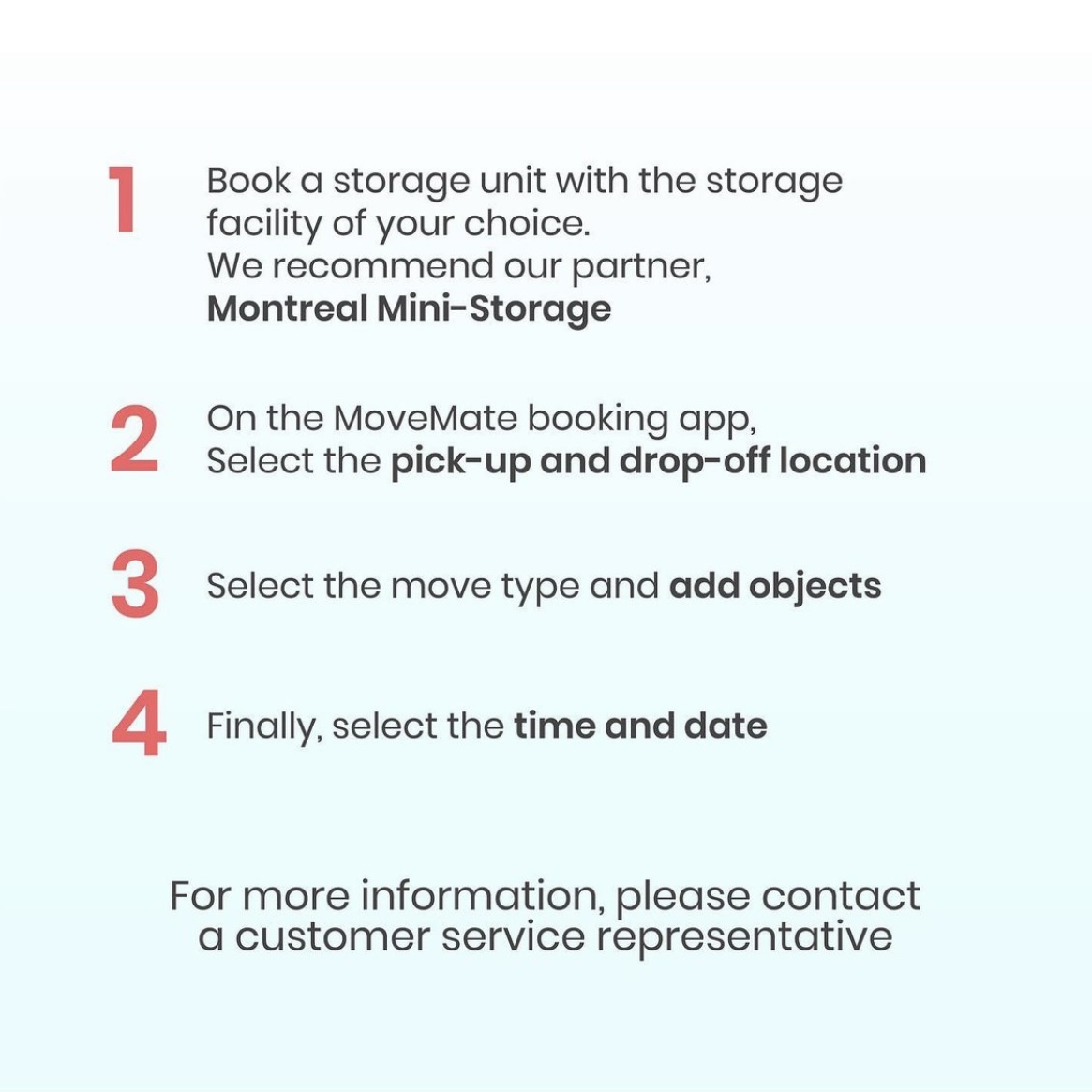 Want to get rid of bulky items before you move? 📦

Our Mates can bring your items to the #storage location of your choice! 

Our partner @montrealministorage offers a wide variety of reliable and secure storage units at great prices!

Head to the link in bio to book!📱