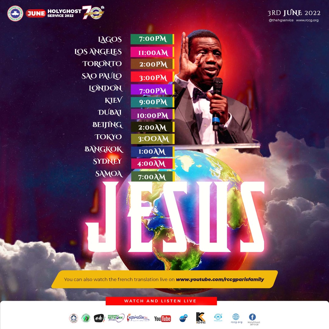 JESUS is here!
Miracle Working God
Omnipotent God!
Hallelujah…

Next month’s Holy Ghost Service is going to be one of a kind.
Be prepared to have an encounter with Jesus.
He is earnestly waiting.
Don’t miss this encounter.

#jesus #jesuschrist #holyghostservice