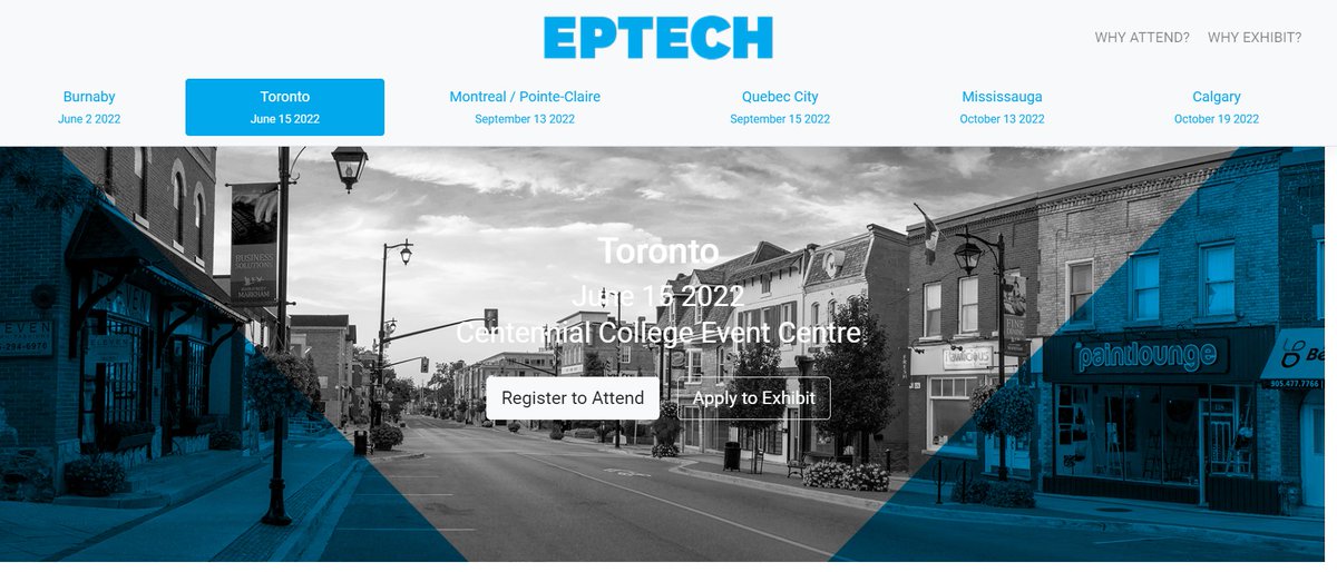 WurthElectronic's tweet photo. Join us at EPTECH Toronto on June 15th and talk with our Toronto team. Matt, Tanya, Farid, and Colin will all be available on the booth. Click here to register to attend. https://t.co/WwK4UWXHw6 #WurthElektronik #EPTECH #ieee https://t.co/a94TgONuZ5