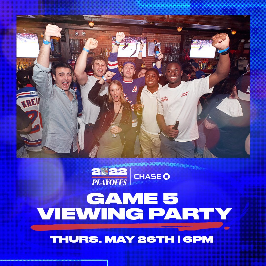 New York Rangers on Twitter "Tomorrow's viewing party 📍Marquee See