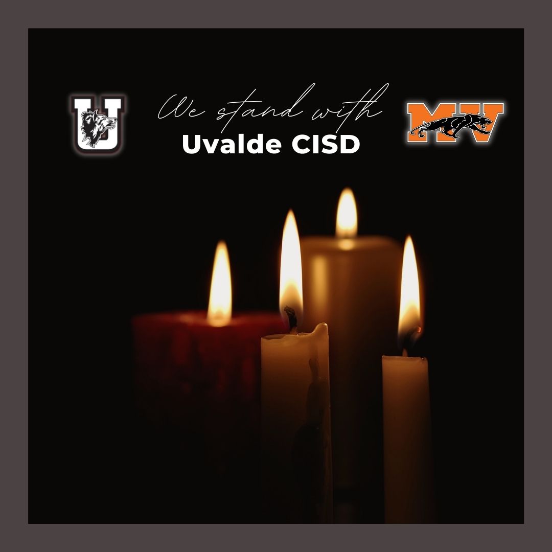 Our hearts are with Uvalde CISD following yesterday's tragedy. We have sent MVISD counselors today to help provide assistance, and we will continue to do whatever we can to support the Uvalde CISD community. #UvaldeStrong