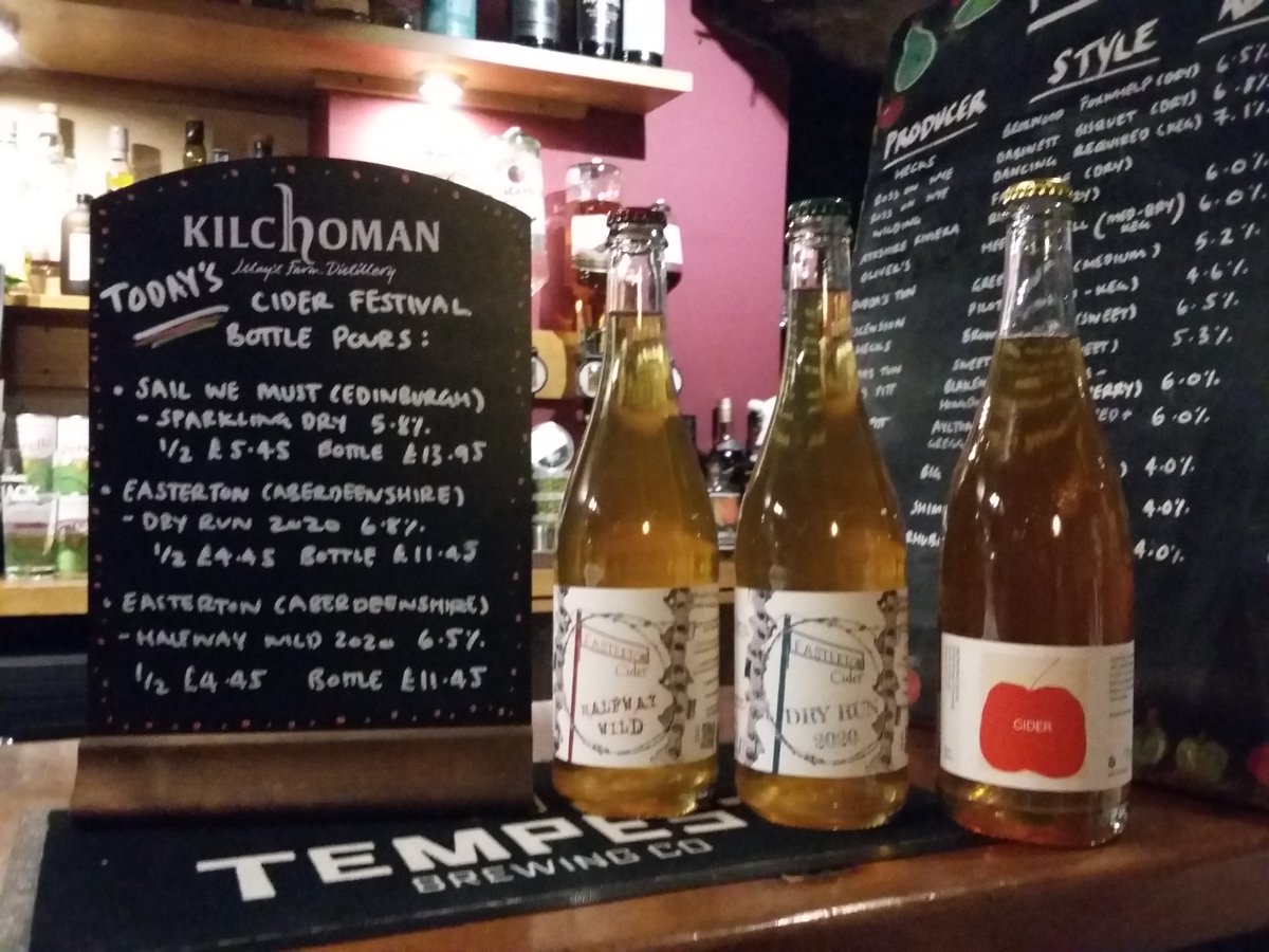 Jolly_Judge's tweet image. Cider fest is now go! 
Fifteen draught ciders and perries plus bottle pours from
@oliverscider @RossCider @AscensionCider @GreggsPit @wildingcider @DuddasTunCider @HecksCider Easterton &amp;amp; Sail We Must
