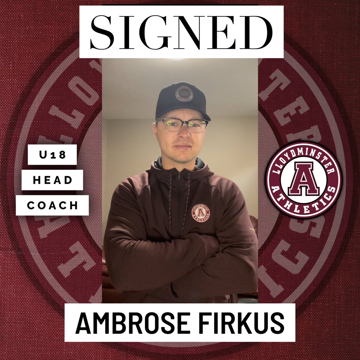 Athletics_JPHL's tweet image. 🚨Ambrose Firkus🚨

Firkus will be the Head Coach of the U18 Team. After retiring from playing, Firkus has become a firefighter in Lloydminster as well a partner in IHD Hockey Corp.

Ambrose began his coaching career in 2014 and has coached at the Jr, 
U18 AAA and U15 AAA levels.