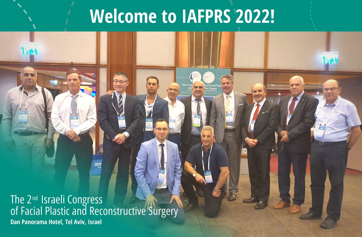 Welcome to #IAFPRS2022! We're delighted to see new and familiar faces in #TelAviv. Thank you to the team at Dan Panorama Hotel for making us all feel welcome. Remember, you can still register onsite. To view our program, click here: lnkd.in/dpuw2nJp #facialplasticsurgery