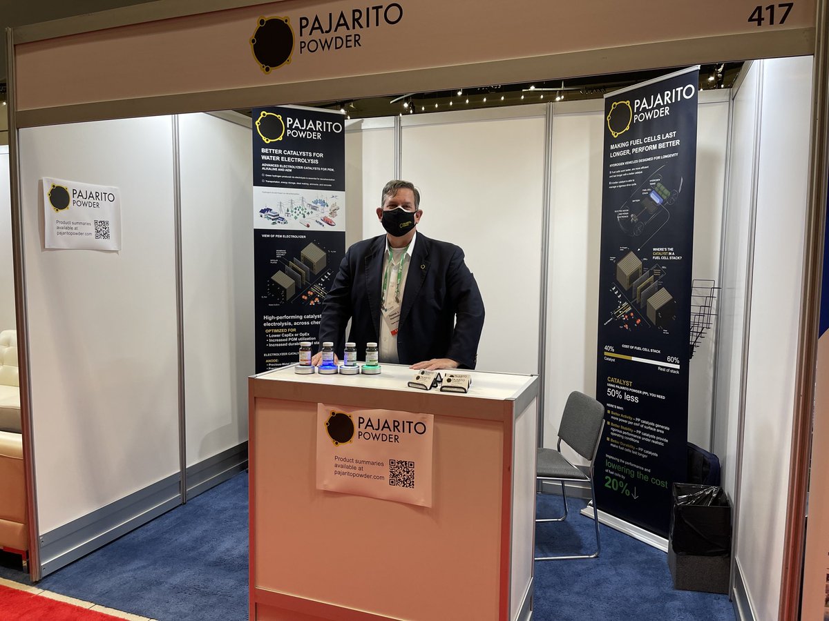 webbjo's tweet photo. The ⁦@Pajarito_CEO⁩ back on the road ⁦@hyfcell_Canada⁩ - come by booth 417 and say hello! https://t.co/j1DvkercKF