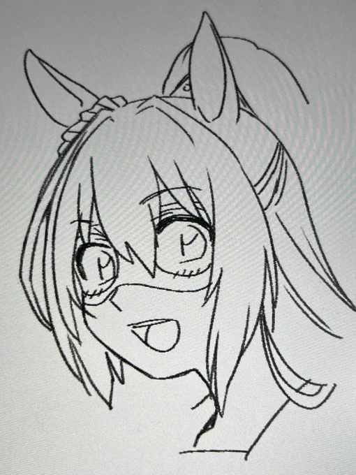 かわいいボツ絵ですね 
