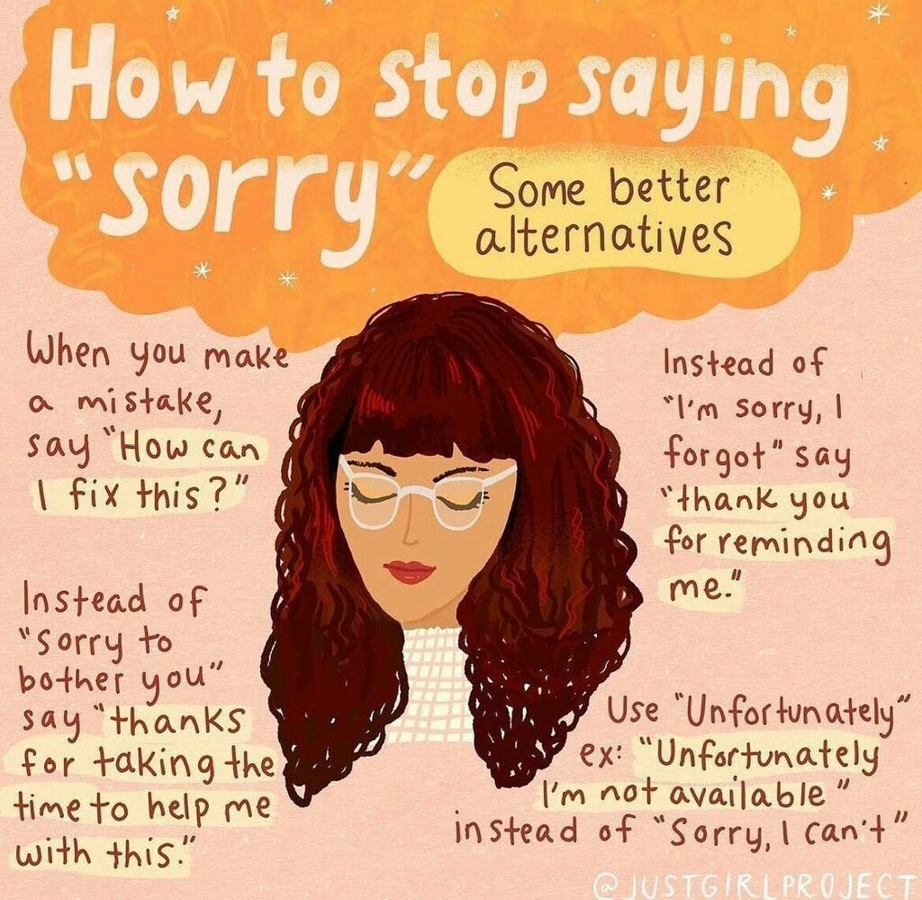 Vicki McKeown / VLM Therapy on Twitter: "Sometimes the word sorry can feel  overused and meaningless. Here are some alternatives. #sorry #apology # alternative #thankyou https://t.co/OSd4GXroHC" / Twitter