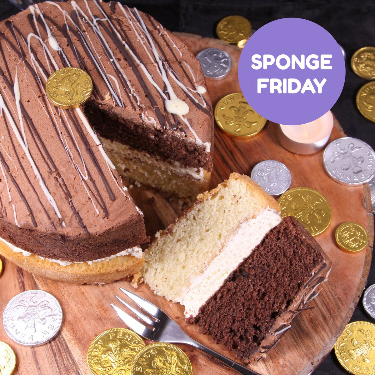 SpongeCakesLtd's tweet photo. This week's Sponge Friday is Millionaires! We have our Millionaires cake available as standard, gluten free or vegan! π° Order before 3pm Thursday to get the deal! https://t.co/hEH7Q15tvL #MillionairesCake #SpongeDiscount #SpongeFriday https://t.co/0uL9l0VK5C